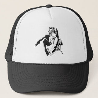 Gorra De Camionero Manga, Neko Gatita Animal Furry Kawaii Loli