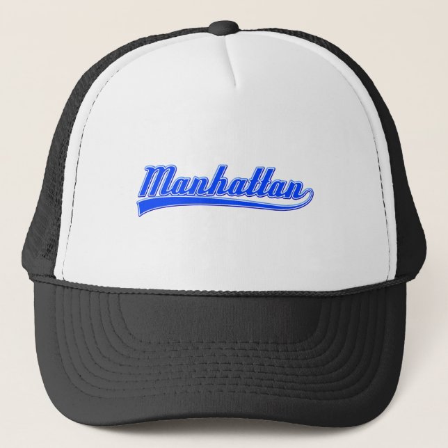 Gorra De Camionero Manhattan con Swash (Anverso)