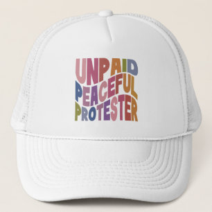 Gorra De Camionero Manifestante Pacifista No Remunerado, Justicia Soc