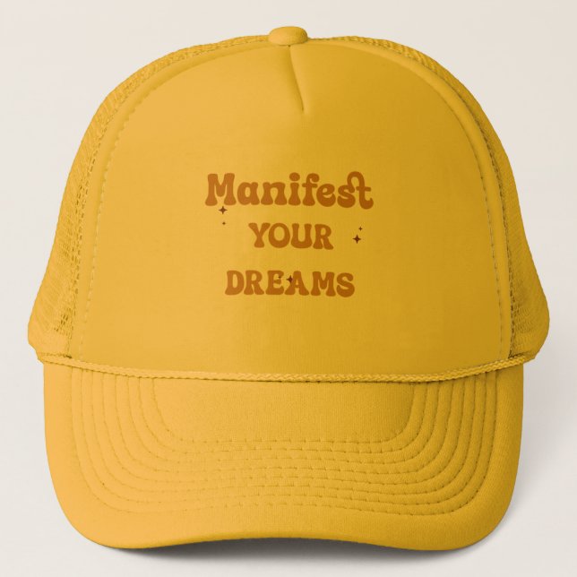 Gorra De Camionero Manifiesta tus sueños (Anverso)