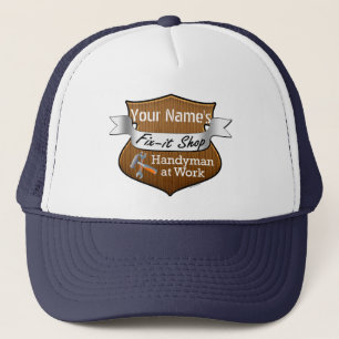Gorra De Camionero Manitas personalizada Arreglo-él nombre de encarg