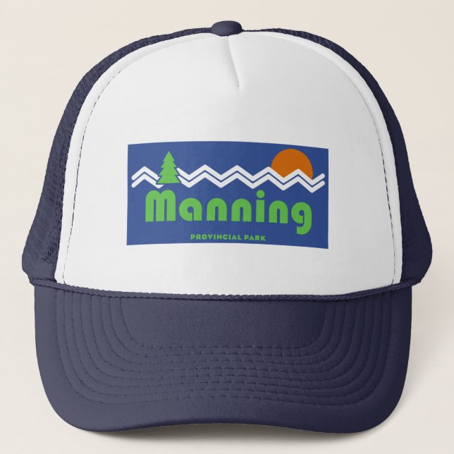 Gorra De Camionero Manning Provincial Park Retro (Anverso)