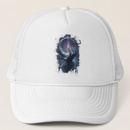 Gorra De Camionero Mano Cósmica Fantasía Oscura