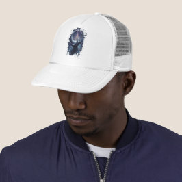 Gorra De Camionero Mano Cósmica Fantasía Oscura