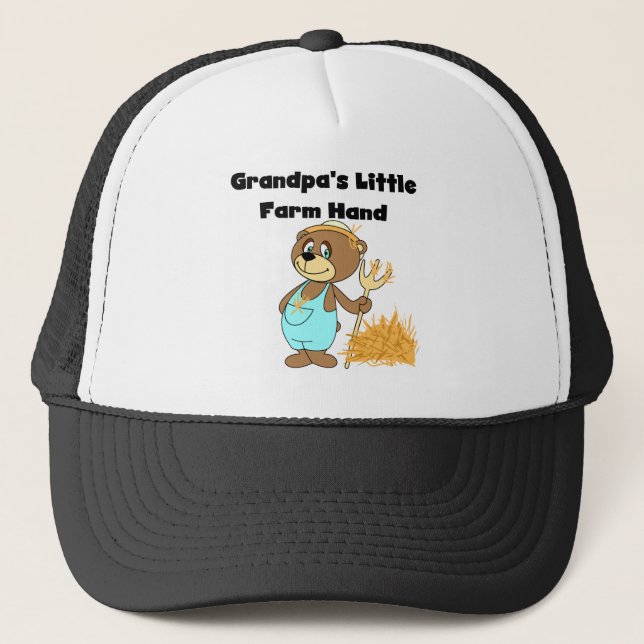 Gorra De Camionero Mano de granja de los abuelos del oso (Anverso)