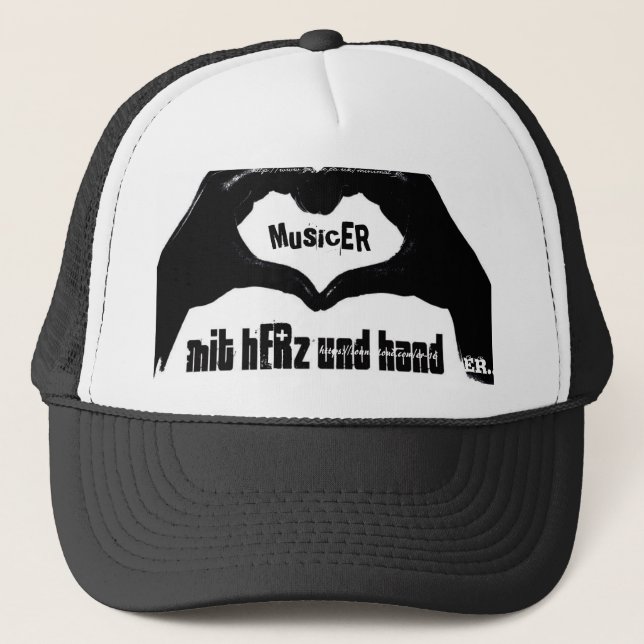 Gorra De Camionero mano del und del hERz del mit del musicER (Anverso)