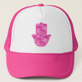 Gorra De Camionero Mano rosa de Hamsa de Fátima