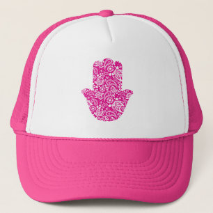 Gorra De Camionero Mano rosa de Hamsa de Fátima