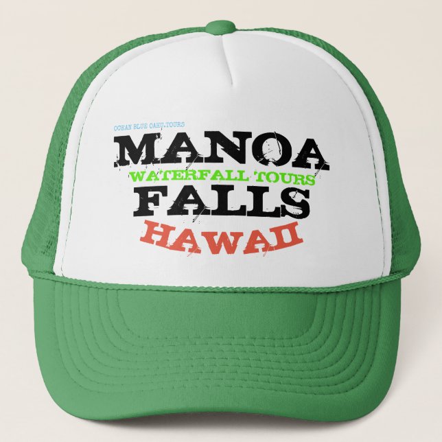 GORRA DE CAMIONERO MANOA VALLEY WATERFALLS TOUR (Anverso)