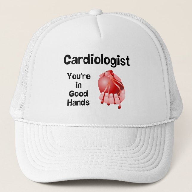 Gorra De Camionero Manos buenas del cardiólogo (Anverso)