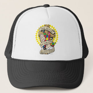 Gorra De Camionero Manos de rogación del síndrome de Asperger