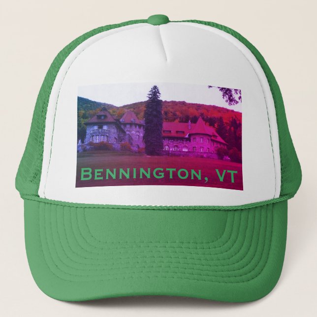 Gorra De Camionero Mansión del Southern Vermont College, Bennington (Anverso)