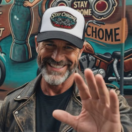 Gorra De Camionero Mantén Garage Chrome