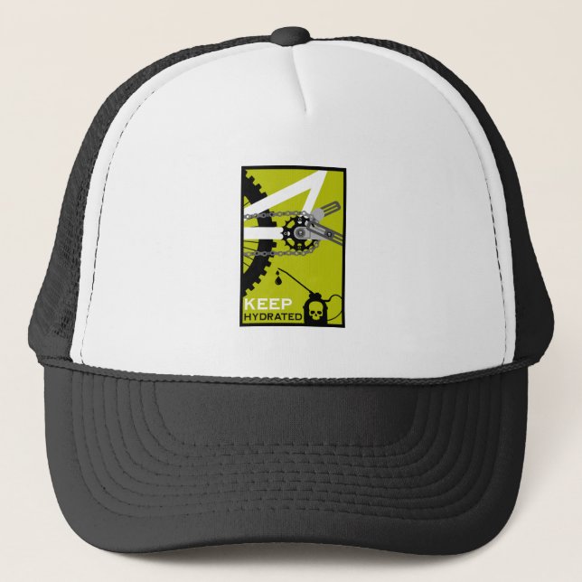 Gorra De Camionero Mantén Hidratada Bicicleta (Anverso)