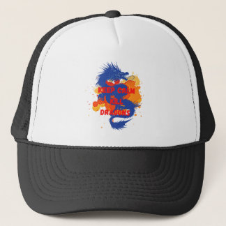 Gorra De Camionero Mantén la calma mata dragones
