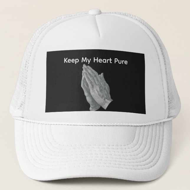 Gorra De Camionero Mantén Mi Corazón Puro (Anverso)