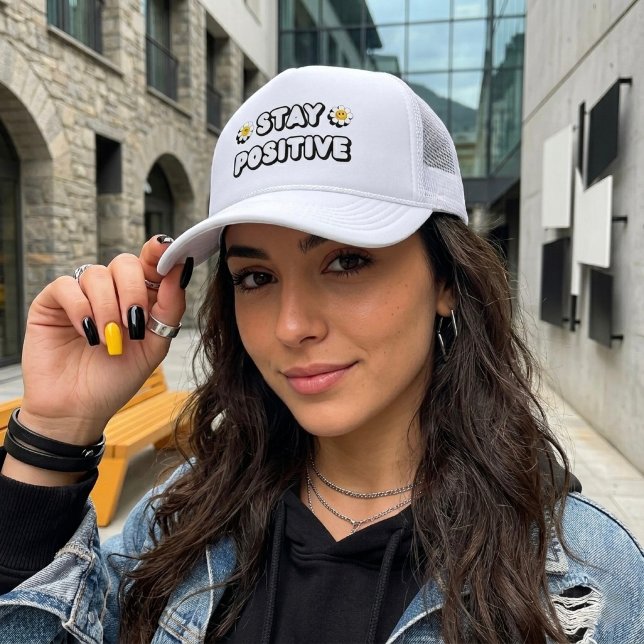 Gorra De Camionero Mantén Positivo (Subido por el creador)