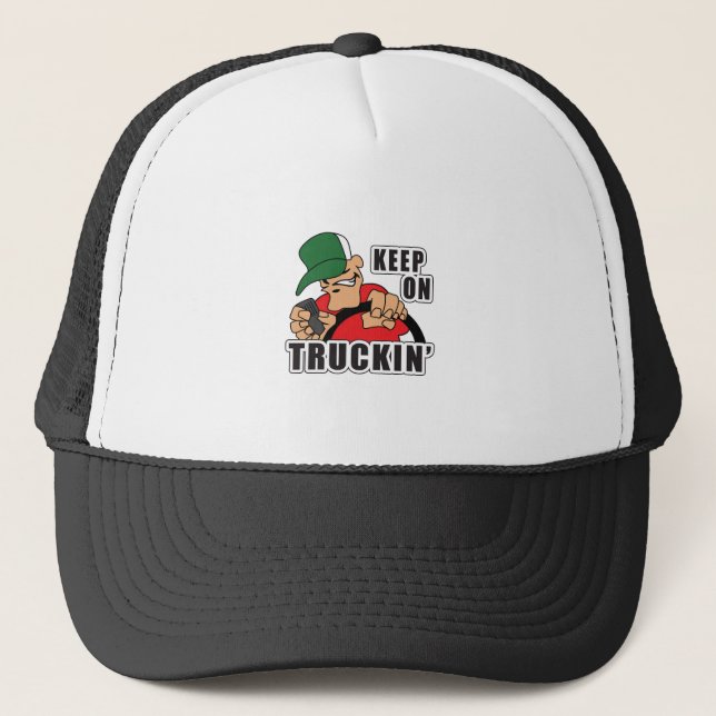 GORRA DE CAMIONERO MANTENER EN TRUCKIN (Anverso)