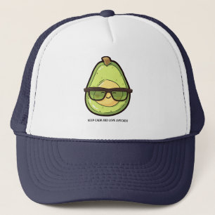 Gorra De Camionero Mantener la calma y amar el aguacate