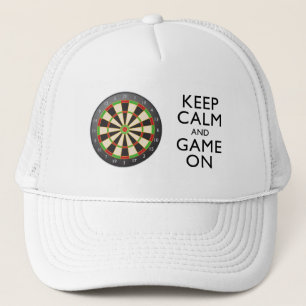 GORRA DE CAMIONERO MANTENER LA CALMA Y EL JUEGO EN MARCHA