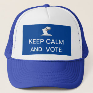 Gorra De Camionero Mantener la calma y votar 2026