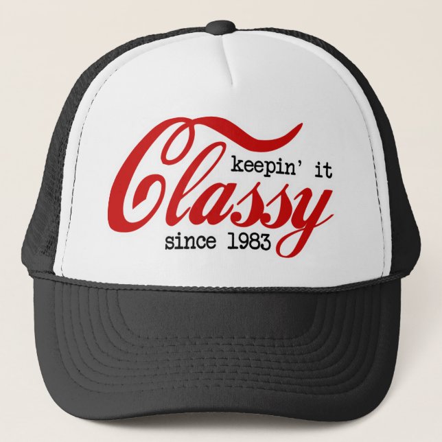 Gorra De Camionero Mantener la clase (Anverso)