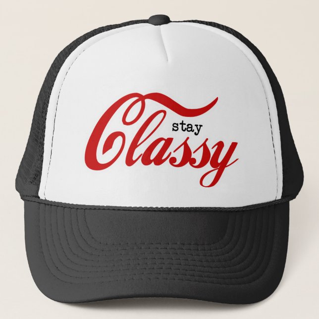 Gorra De Camionero Mantener la clase (Anverso)
