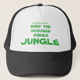 GORRA DE CAMIONERO MANTENER LA JUNGLE HAWAIANA