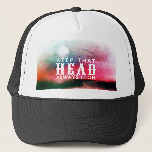 Gorra De Camionero Mantener Siempre La Cabeza Alta (Anverso)
