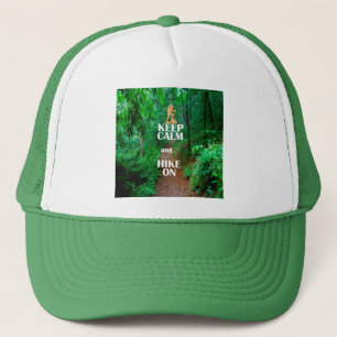 Gorra De Camionero Mantenga la calma y siga subiendo