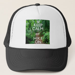 Gorra De Camionero Mantenga la calma y siga subiendo