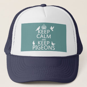 Gorra De Camionero Mantenga tranquilo y guarde las palomas - todos