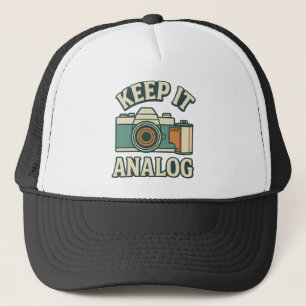Gorra De Camionero Manténgalo análogo