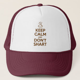 Gorra De Camionero Mantengan la calma y no compartan