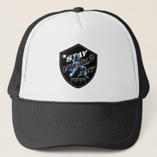 Gorra De Camionero "Manténganse alerta - Audaz Diseño Motivacional"
