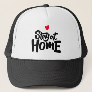 Gorra De Camionero Manténgase En Casa