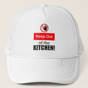 Gorra De Camionero Manténgase fuera de la cocina divertida pelota bla