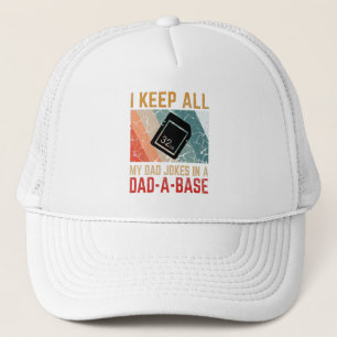 Gorra De Camionero Mantengo A Todos Mis Chistes De Papá En Una Base D
