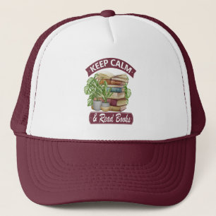 Gorra De Camionero Mantente tranquilo y lee un libro