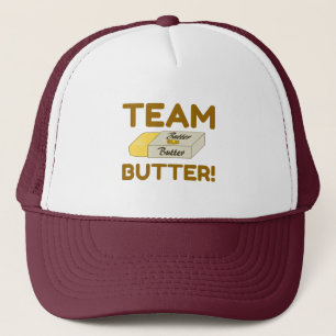 GORRA DE CAMIONERO MANTEQUILLA DE EQUIPO