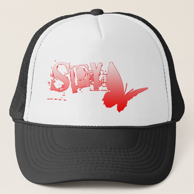 Gorra De Camionero mantequillaSPY. (Anverso)