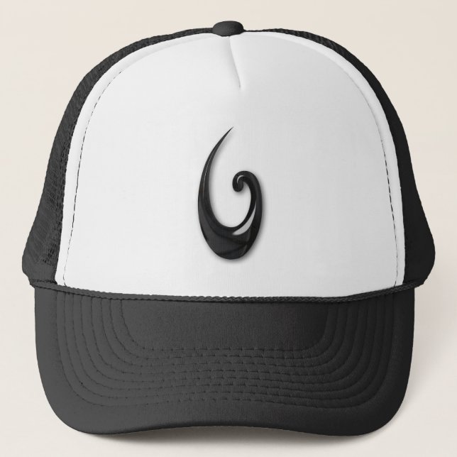 Gorra De Camionero Maori-Fish Hook-obsidian (Anverso)