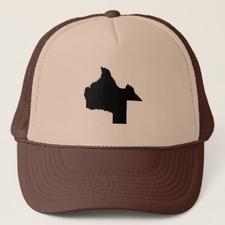Gorra De Camionero Mapa al revés de Tejas