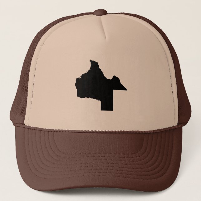 Gorra De Camionero Mapa al revés de Tejas (Anverso)