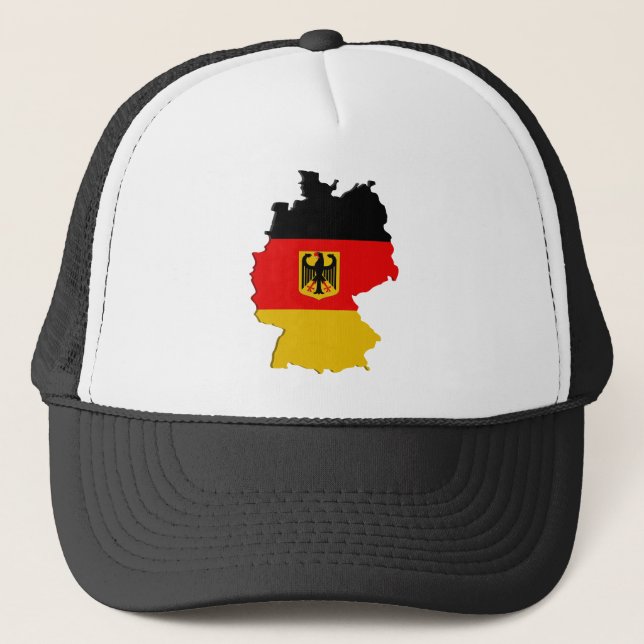 Gorra De Camionero Mapa de Alemania (Anverso)
