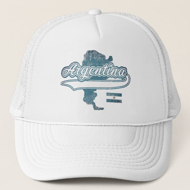 Gorra De Camionero Mapa de Argentina (Anverso)