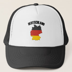 Gorra De Camionero Mapa de Deutschland - Bandera alemana - Viajes de 