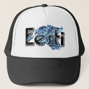 Gorra De Camionero Mapa de Estonia