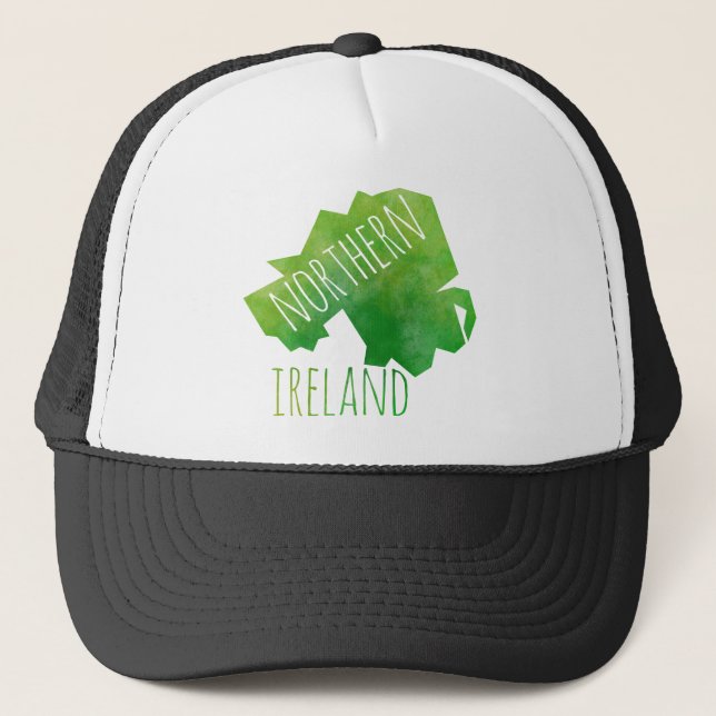 Gorra De Camionero Mapa de Irlanda del Norte (Anverso)