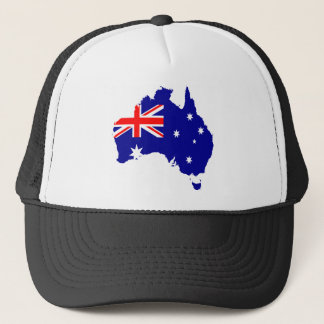 Gorra De Camionero Mapa de la bandera de Australia